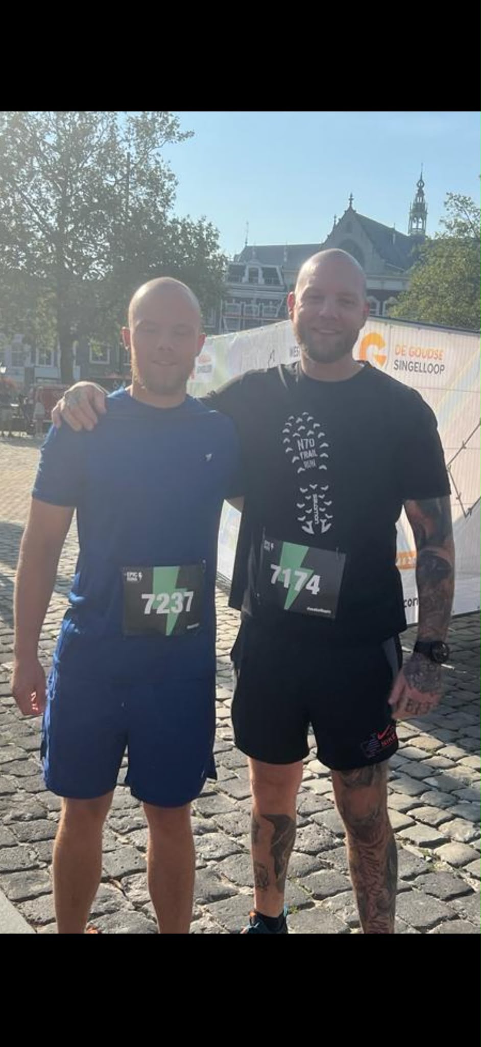 Ronald Groeneweg bij de Goudse Singelloop
